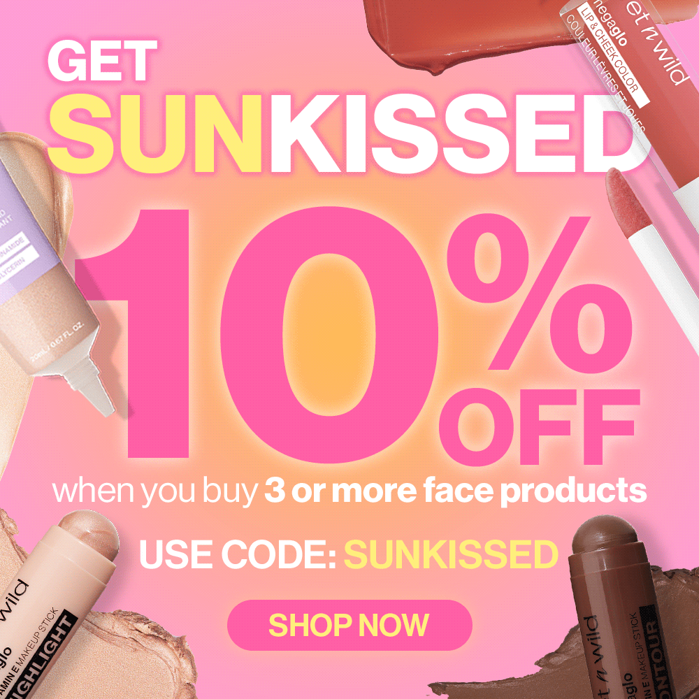 Get Sunkissed 10% when you buy 3 or more face products