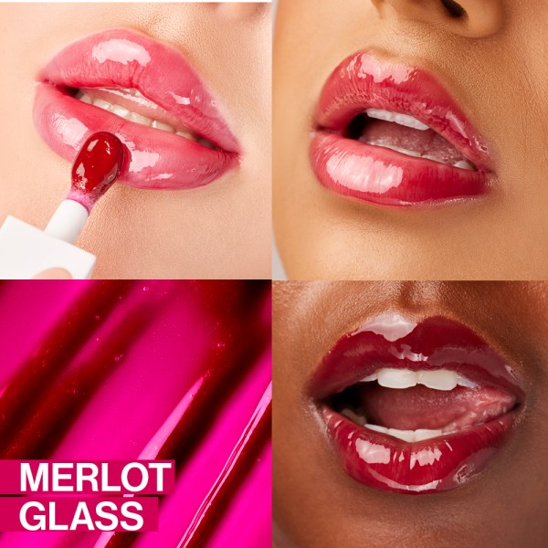 Lip Oil in Merlot Glass