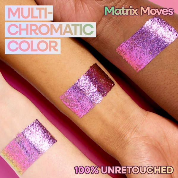 Chameleon Chrome Eyeshadow Foil Swatched on Arm